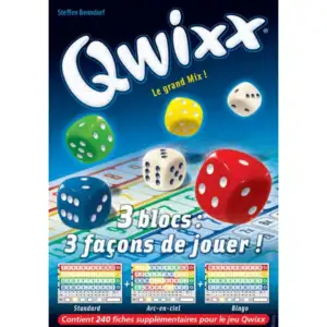 Qwixx : Bloc de recharge + 2 blocs variantes