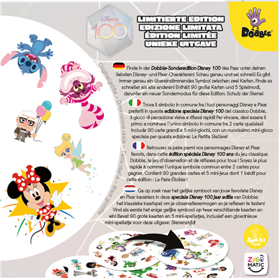 Acheter Dobble : Disney 100 years of wonder - Asmodee - Jeux Enfants  Famille - L'Échoppe des Légendes