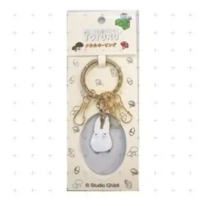 Porte-clés : Totoro blanc
