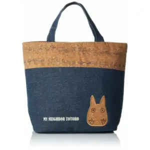 Sac : Totoro Liège et denim bleu