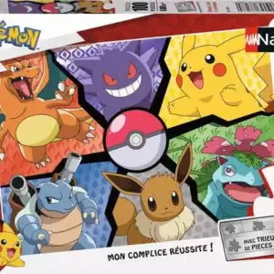 Puzzle : Pikachu, Evoli et compagnie - Pokémon - 100 pièces