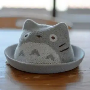 Chapeau Tricoté Enfant Totoro gris
