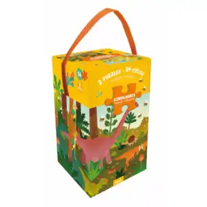 Mon puzzle Dinosaures - 2 puzzles - 54P