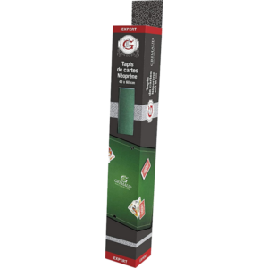 Tapis de cartes : Belote - 60x40 vert