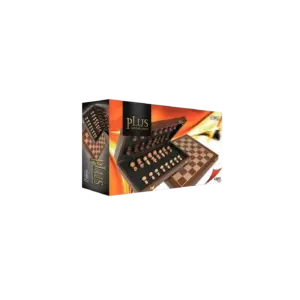 Jeu d'échecs en bois naturel : 40x40 pliable