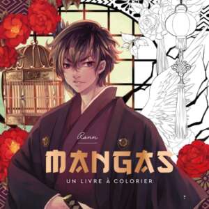 Manga, un livre à colorier