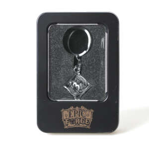 Porte-clés JDR : D20 Argent