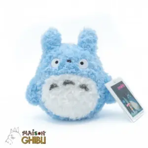 Peluche : Totoro fluffy bleu (M)