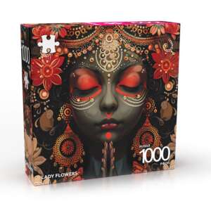 Puzzle : Lady Flowers - 1000P