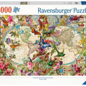Puzzle : Carte de la flore et de la faune - 3000 pièces