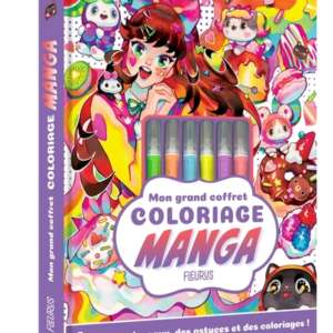 Mon grand coffret coloriage Manga