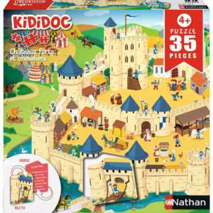 Puzzle : Kididoc - Châteaux forts et chevaliers - 35 pièces