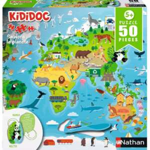 Puzzle : Kididoc - Sauvons la planète - 50 pièces