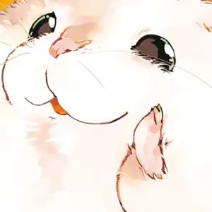 Hamster et boule de gomme