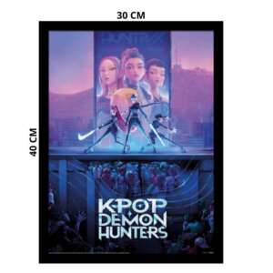 Poster encadré : Kpop Demon Hunters 2 - 30x40cm