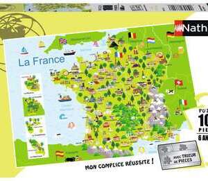Puzzle : La carte de France - 100P