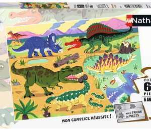 Puzzle : Les dinosaures - 60P