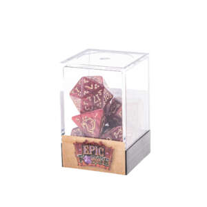 Dés JDR : Dragon rouge