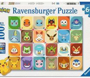 Puzzle : Portraits de Pokémon - 100 pièces XXL