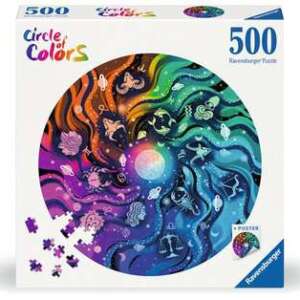 Puzzle rond : Les signes du zodiaque - 500P