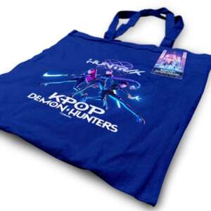 Tote bag : Kpop demon hunters - Bleu
