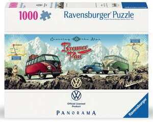 Puzzle : Voyage en Volkswagen à travers les alpes - 1000P