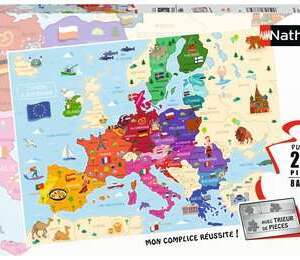 Puzzle : Carte de l'Europe - 250 pièces
