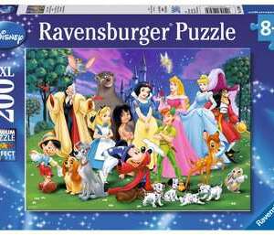 Puzzle : Les grands personnages de Disney - 200 pièces XXL