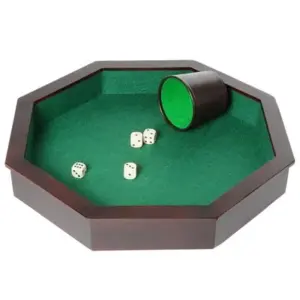 Piste de dés octogonale