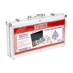 Mallette Poker Maverick, 300 Jetons et 2 Jeux 54 cartes